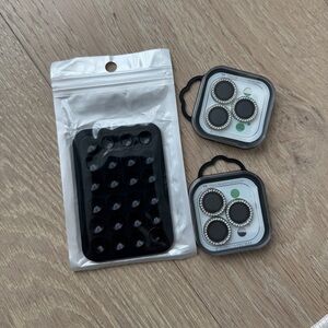 Phone Suction Mount and iPhone 15 Pro Max Glitter Lenses
